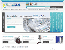 Tablet Screenshot of epsilon-lab.com